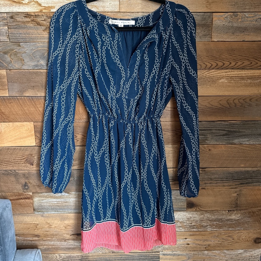 Navy mini dress